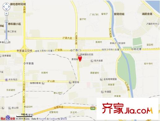 景觀城交通圖 