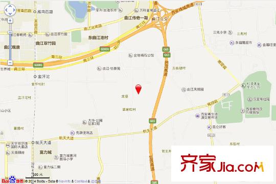 招商依云曲江電子地圖