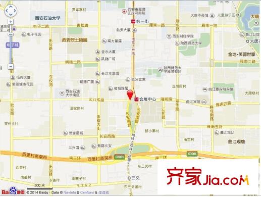 藍(lán)山國際公寓交通圖11
