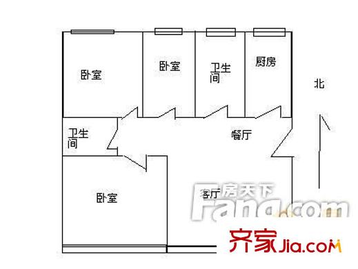 灞橋園丁花苑戶型圖401245176700 