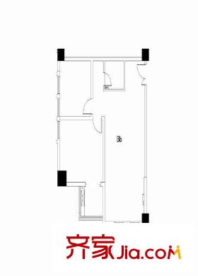 更新街陽光家園戶型圖1-1-1-1 (3) 1室1廳1衛(wèi)1廚