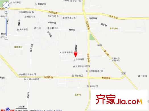 開發(fā)五區(qū)家屬院交通圖