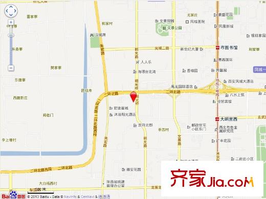 瑞景華庭交通圖電子地圖