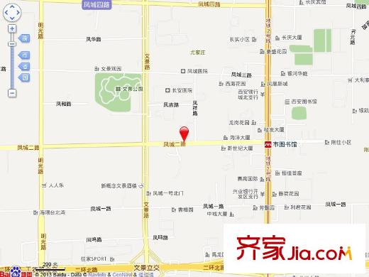 百花村社區(qū)交通圖