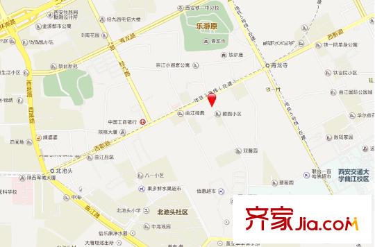 西影路小學(xué)家屬院交通圖 