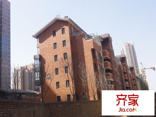 早安林平方米實景圖施工進度圖（攝于2013年3月11日）