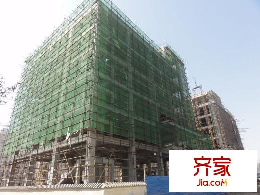 早安林平方米實景圖施工進度圖（攝于2013年3月11日）