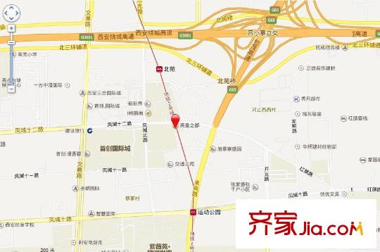 英皇之都交通圖西安  