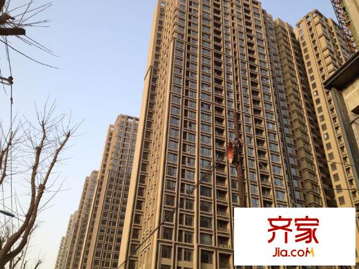萬科城工程進(jìn)度攝于2013年3月5日