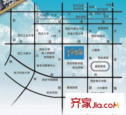 華豪麗晶交通圖