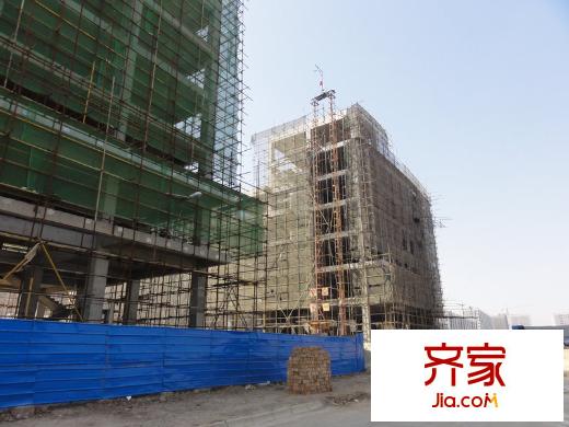 早安林平方米實(shí)景圖施工進(jìn)度圖（攝于2013年3月11日）