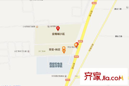 早安林平方米交通圖