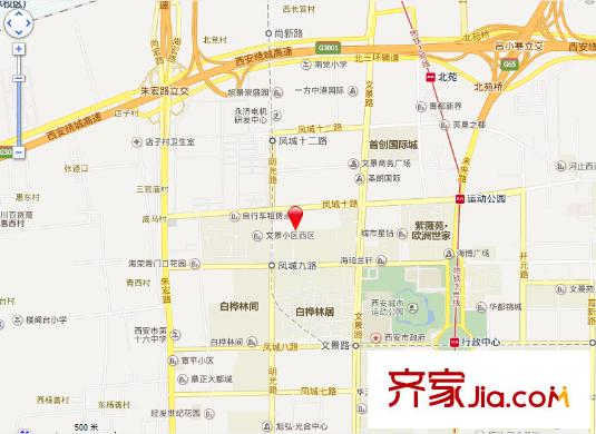 中登文景時代交通圖 