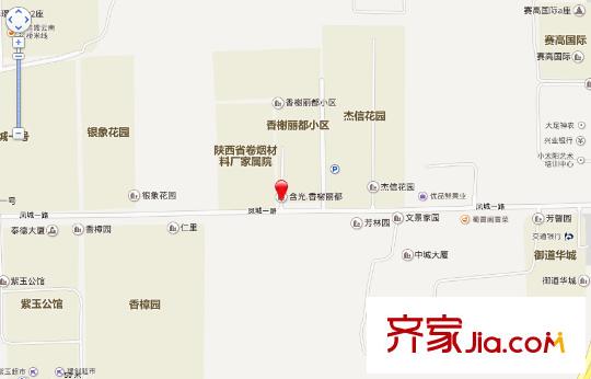 含光香榭麗都交通圖 