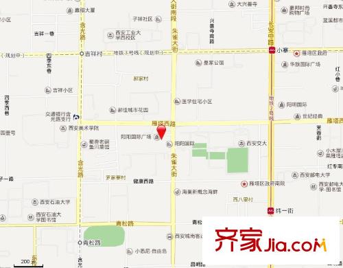 陽陽國(guó)際廣場(chǎng)交通圖