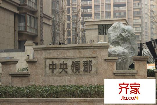 鼎正中央領(lǐng)郡實(shí)景圖小區(qū)入戶（2015.1.14）
