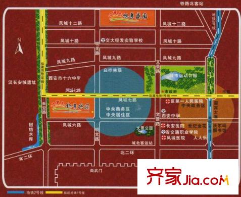 旭景興園交通圖