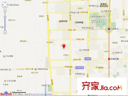 旭景興園交通圖西安  