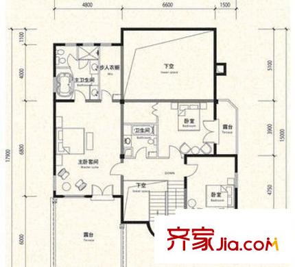 紫玉華園 3室 戶型圖