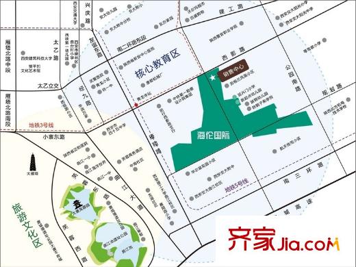 海倫國際區(qū)位圖