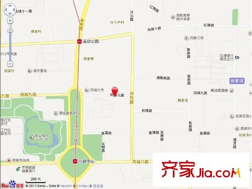 張家堡新區(qū)交通圖