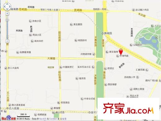 灃惠小區(qū)交通圖 