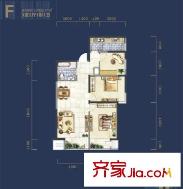  華遠(yuǎn)君城 戶型圖   3室