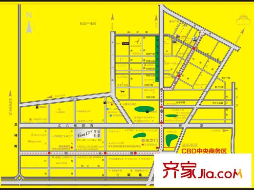 高科尚都區(qū)域圖