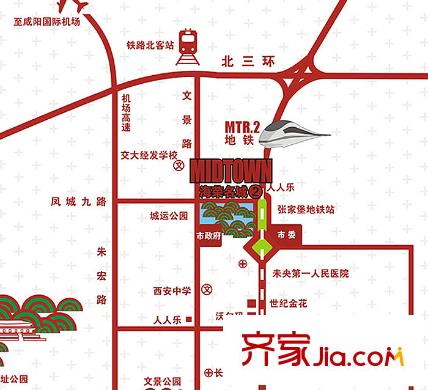 海榮名城交通圖