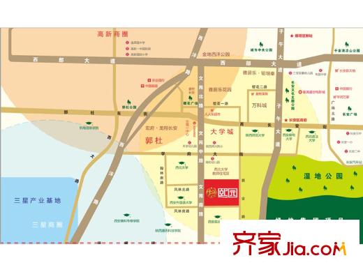 易居熙園區(qū)位圖