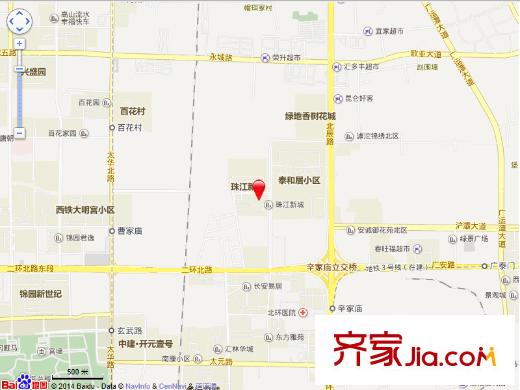 珠江新城二期電子地圖