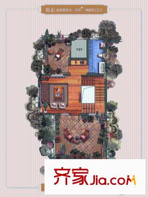 永威?高新紫園閱山四層 4室4廳5衛(wèi)1廚