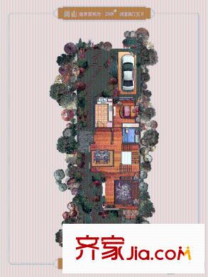 永威?高新紫園閱山一層 4室4廳5衛(wèi)1廚