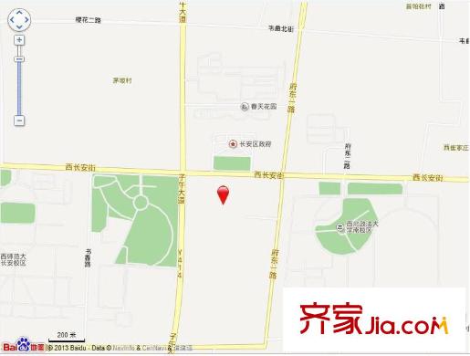 雙維花溪茗景交通圖 
