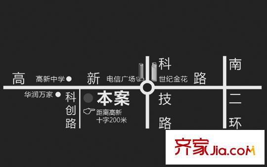尚中心區(qū)位圖