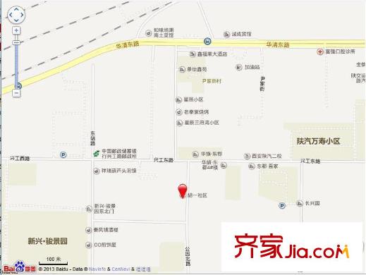 胡一社區(qū)交通圖 