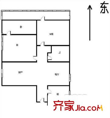 秦地雅仕戶型圖戶型圖 2室2廳