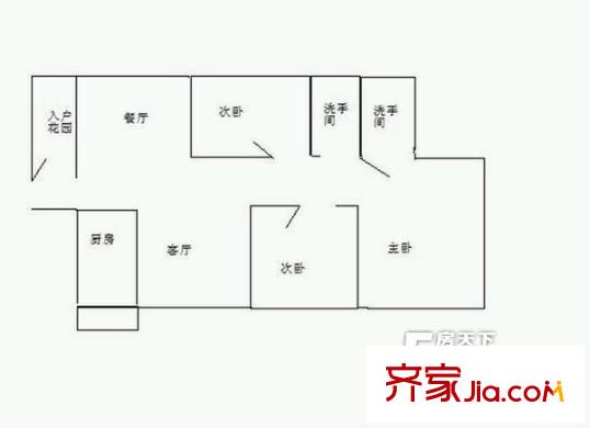 盛景園 戶型圖
