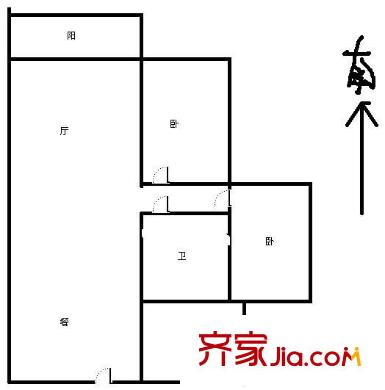 西長(zhǎng)安街長(zhǎng)樂小區(qū)戶型圖長(zhǎng)樂小區(qū) 3室 戶型圖 3室2廳1衛(wèi)1廚
