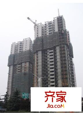 錦華園實(shí)景圖施工進(jìn)度全景(2010.7)