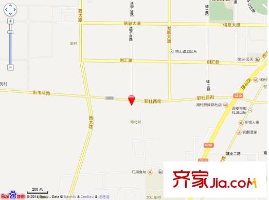 鼎盛都市花園交通圖  