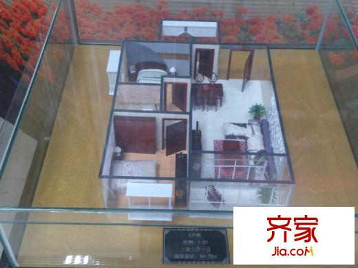 龍江國際城實(shí)景圖E戶型圖模型（2013.4）