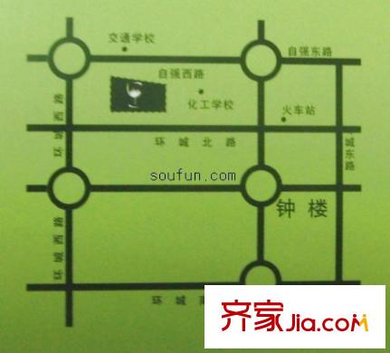 中菲香檳城交通圖