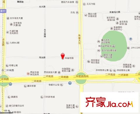 朱雀花園交通圖