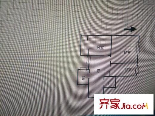 旺園大廈 2室 戶型圖