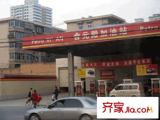 百花家園配套圖加油站