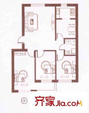 朱雀花園 戶型圖