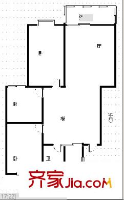 204研究所家屬院戶(hù)型圖204所家屬院 3室 戶(hù)型圖 3室1廳1衛(wèi)1廚