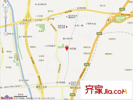 四棉社區(qū)交通圖