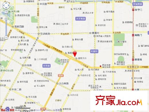 太白盛世交通圖